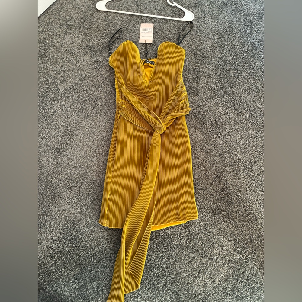 Missguided Satin Corset Style Mini Dress
